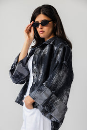 The brushstrock jacket BLACK