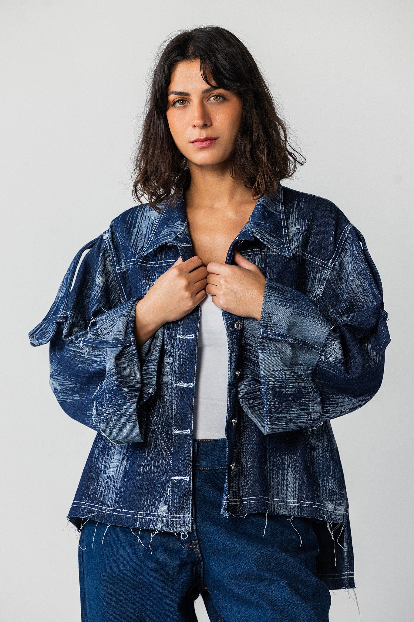 The brushstrock jacket BLUE