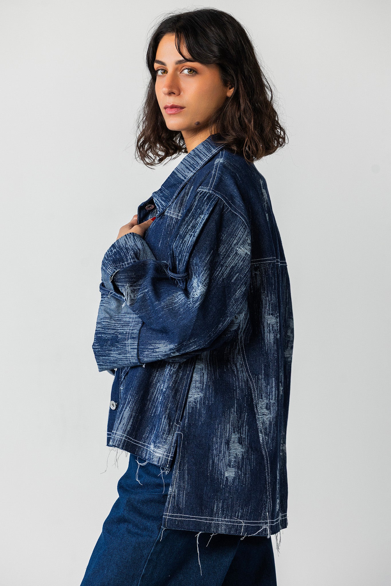 The brushstrock jacket BLUE