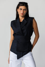 The Sand-mark Vest Black