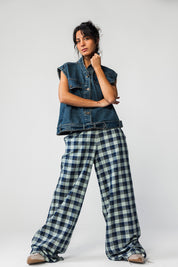 The Asym Denim vest