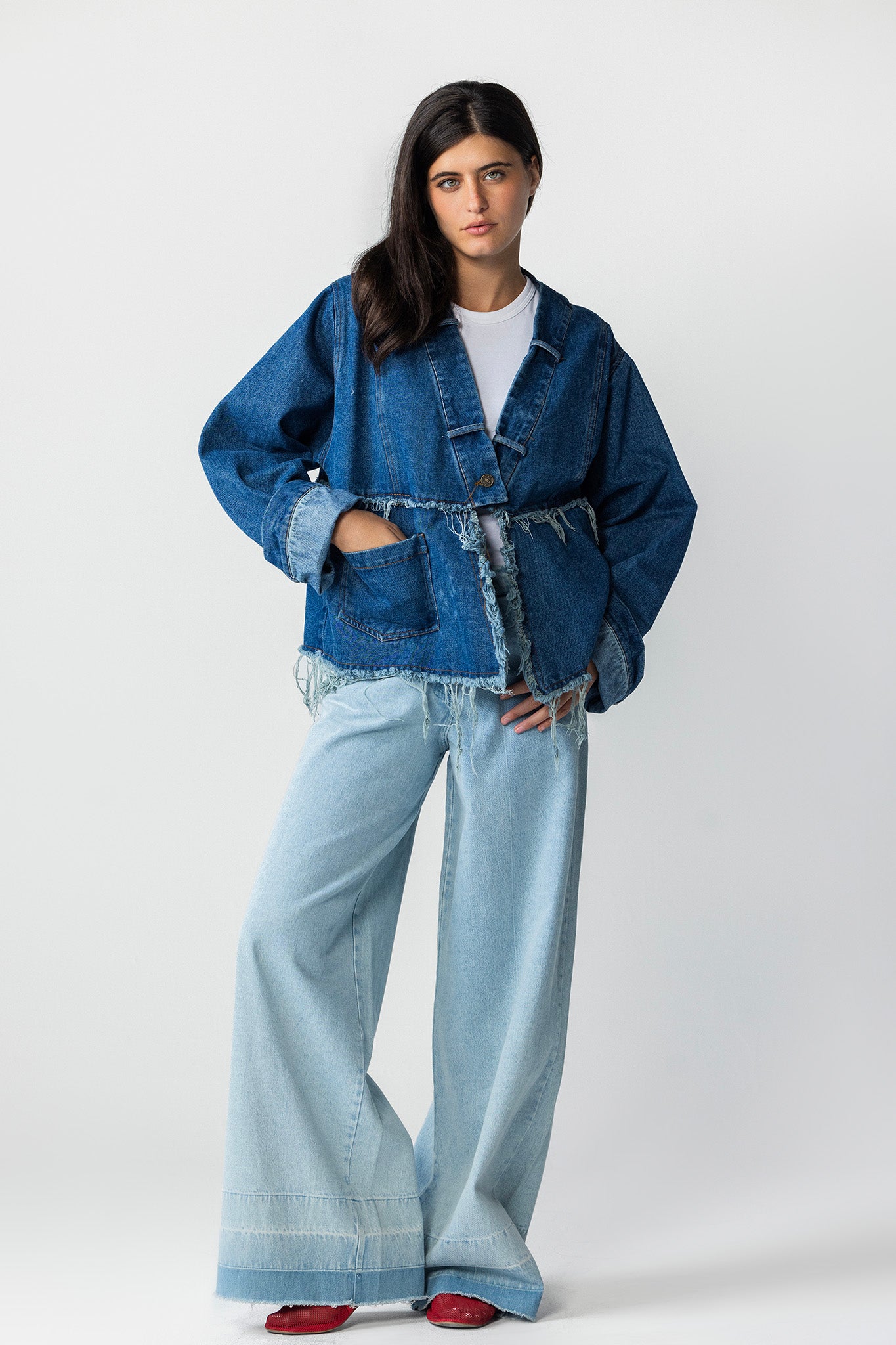 The distressed jacket