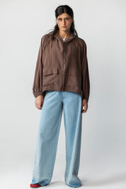 The Cocoa Hooded Utility Jacket