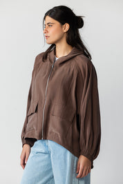 The Cocoa Hooded Utility Jacket