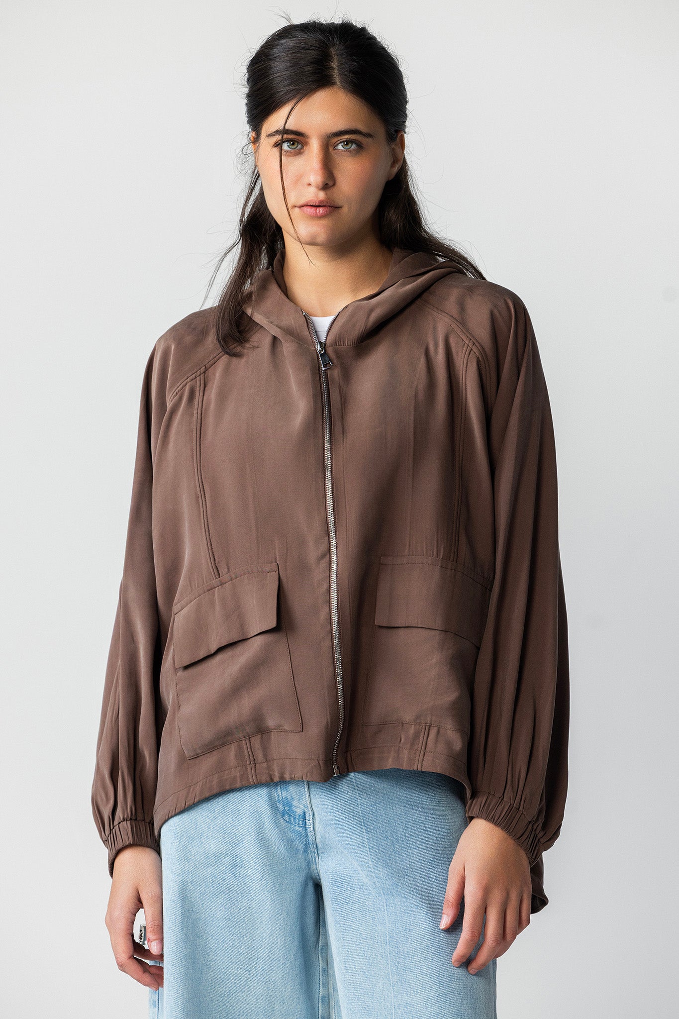 The Cocoa Hooded Utility Jacket