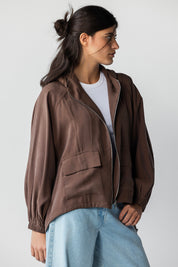 The Cocoa Hooded Utility Jacket