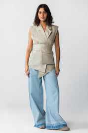 The Sand-mark Vest Beige