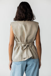 The Sand-mark Vest Beige