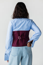 Oxford Waistcoat & Undershirt Ensemble DARKRED