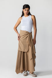 A Flowy skirt with different lengths cafe