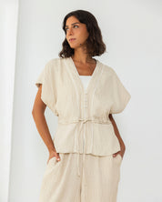Sand dune blouse