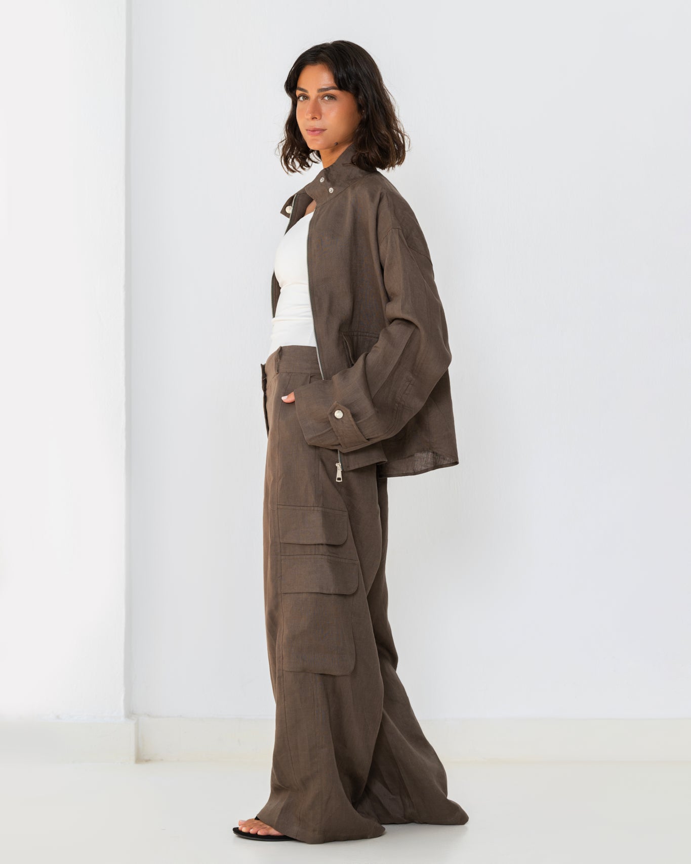 The utility jacket Dark Brown