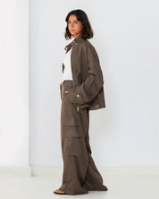 The utility jacket Dark Brown