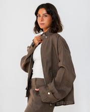 The utility jacket Dark Brown