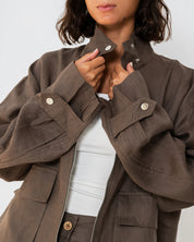 The utility jacket Dark Brown