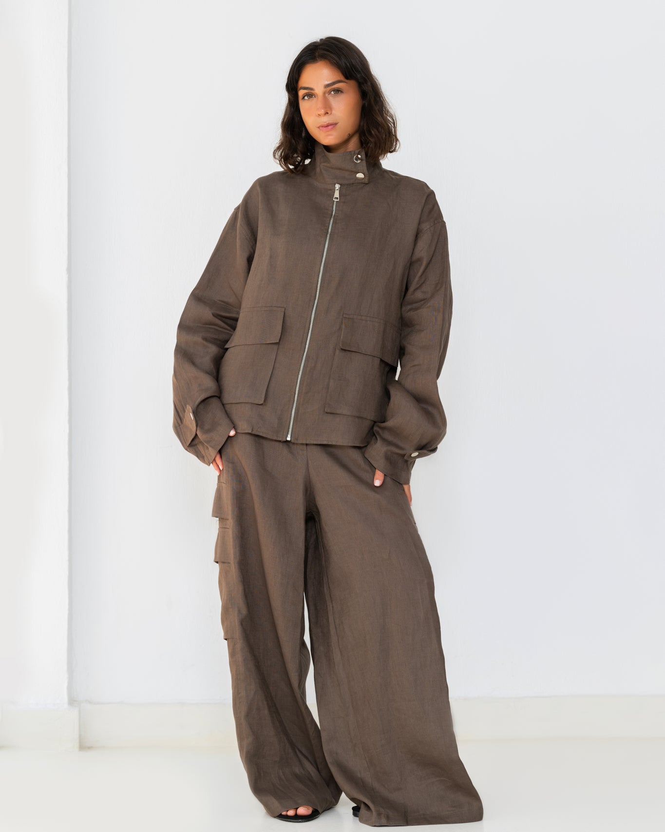 The utility jacket Dark Brown