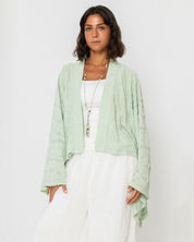 Textured Flow Cardigan