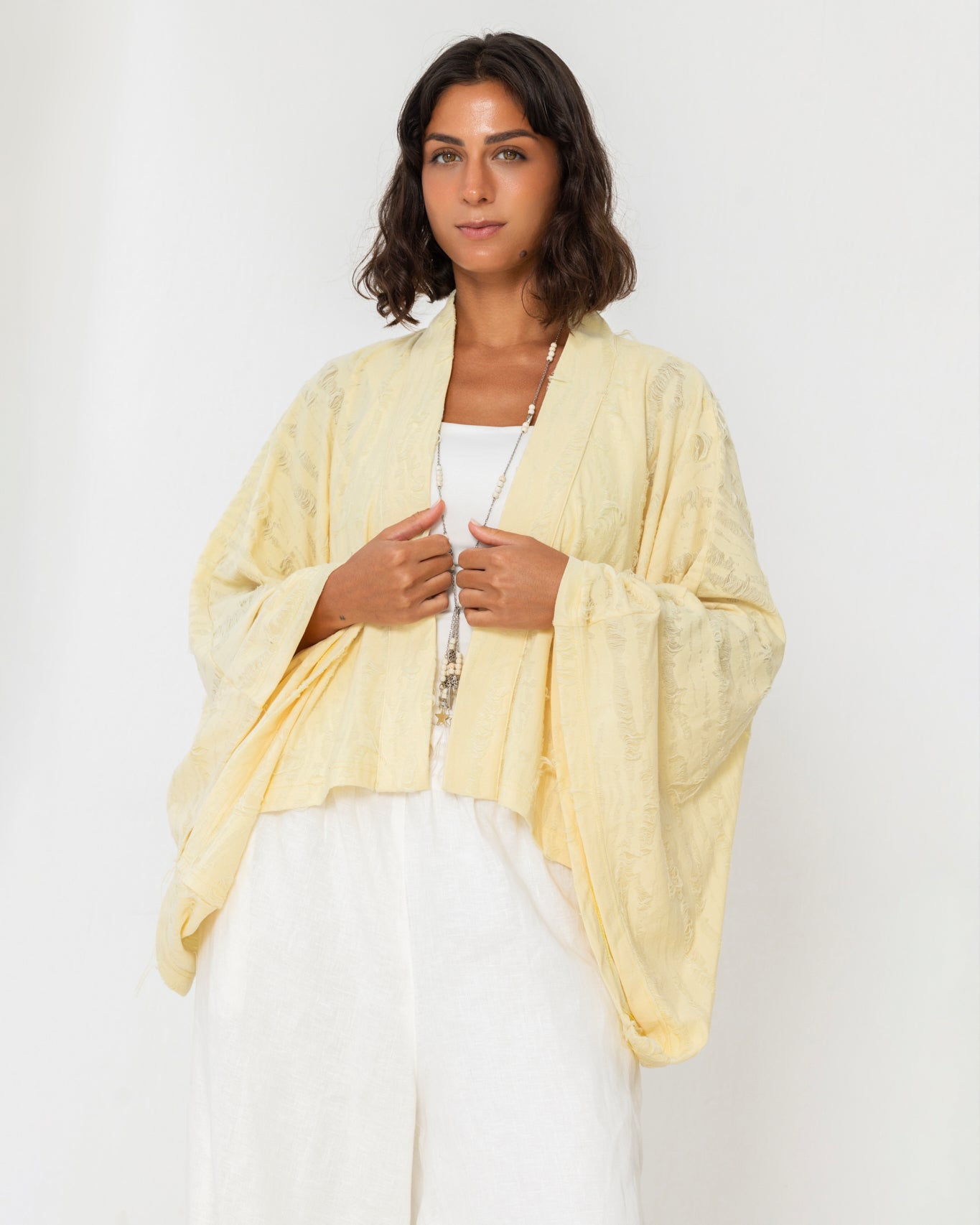 Textured Flow Cardigan