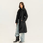 The crossroad coat black