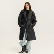 The crossroad coat black