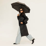 The crossroad coat black