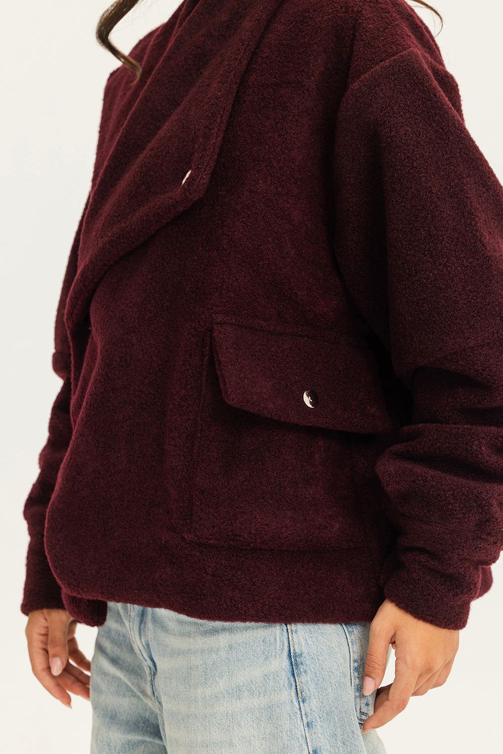 The main street jacket  Burgundy