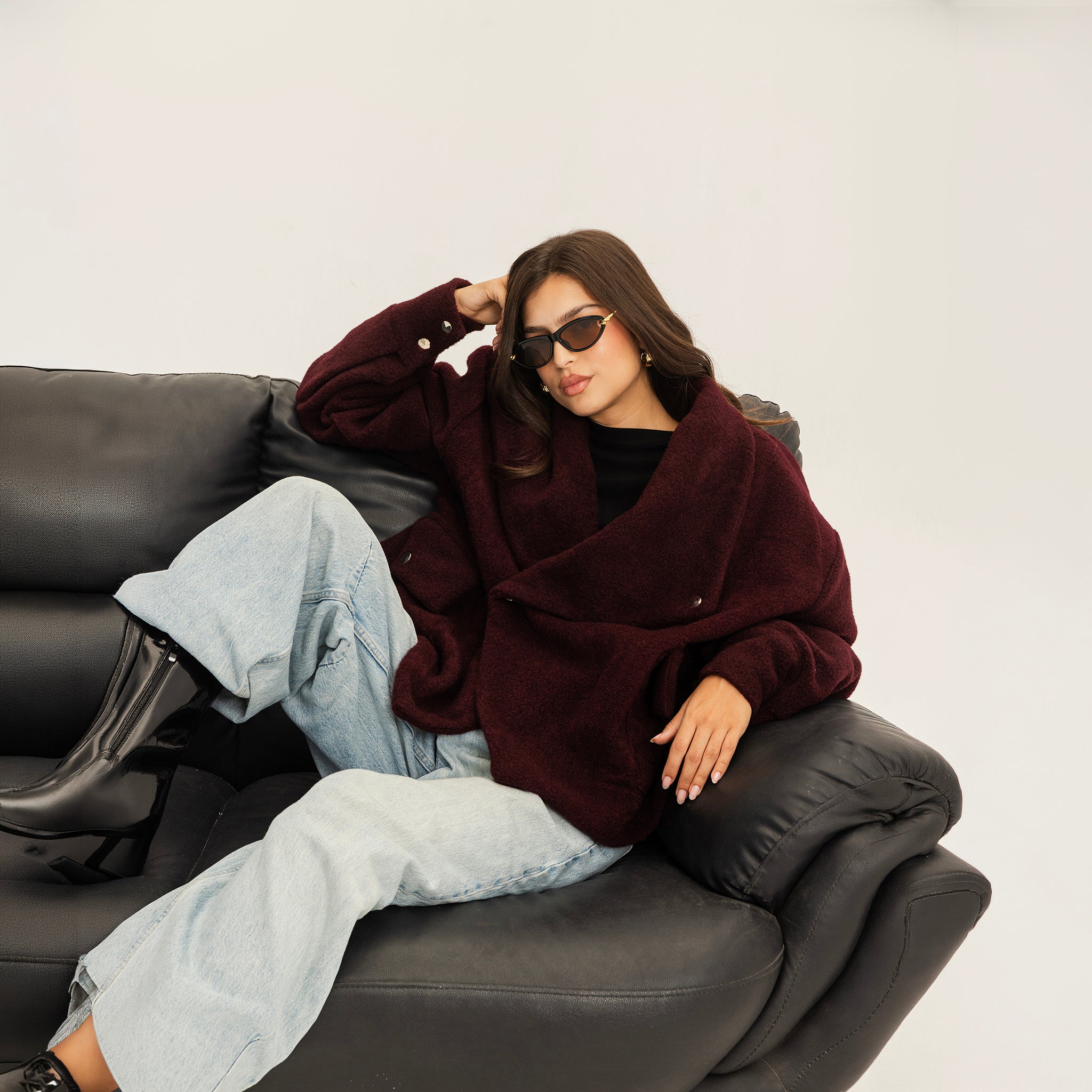 The main street jacket  Burgundy