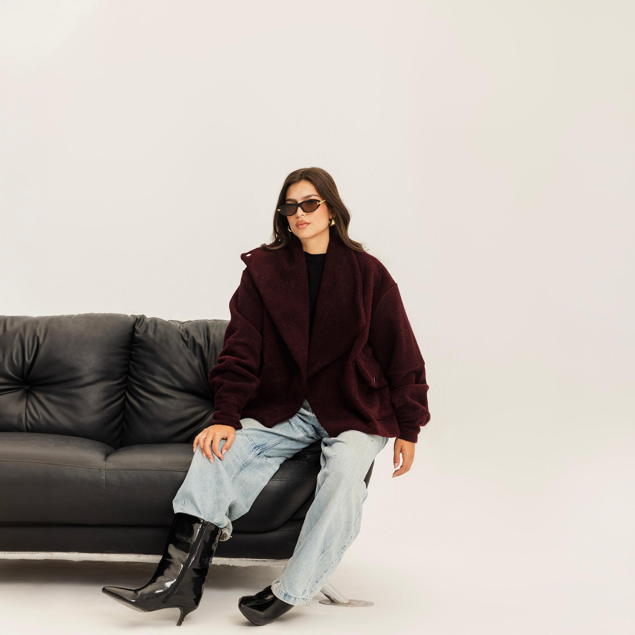 The main street jacket  Burgundy