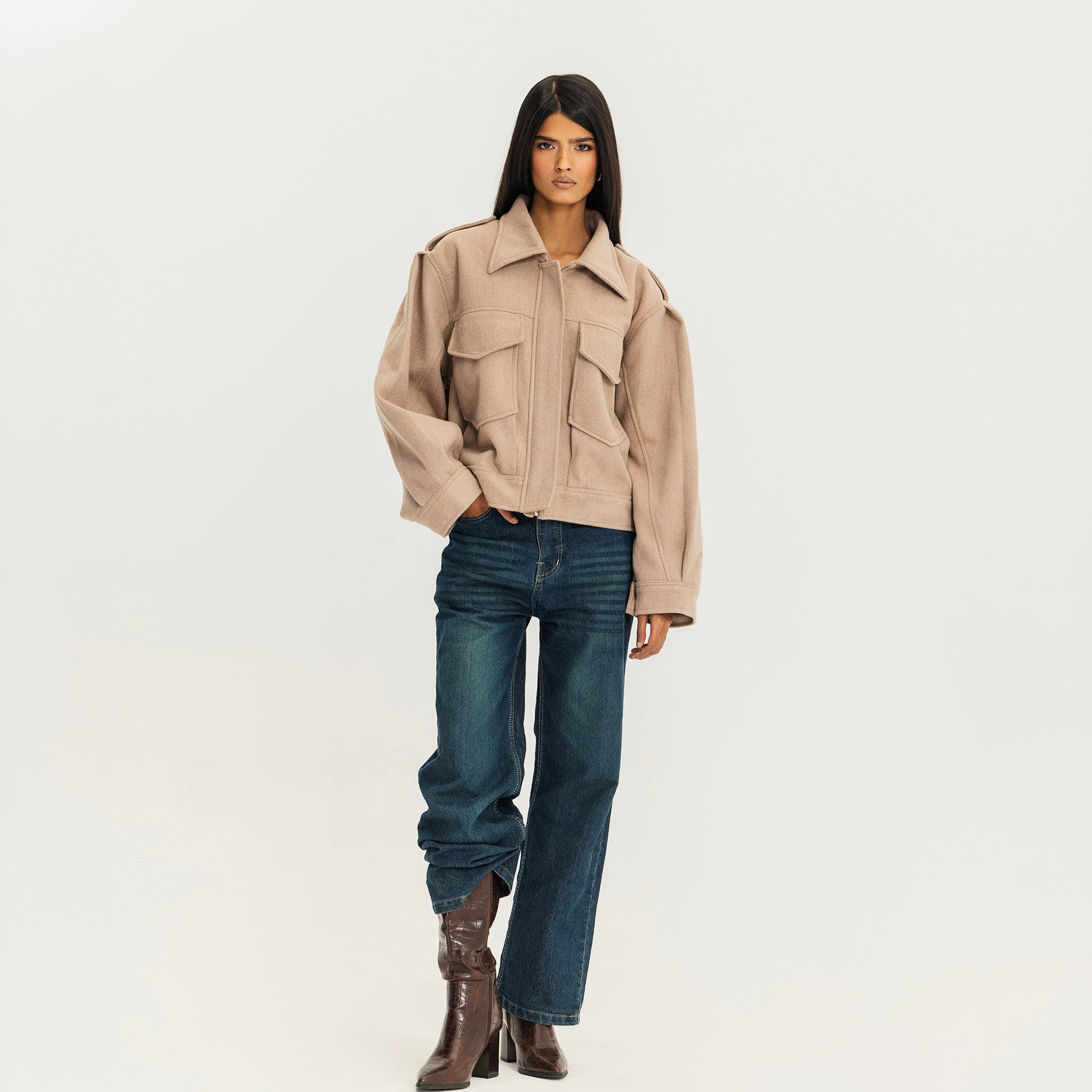 The midtown jacket Beige