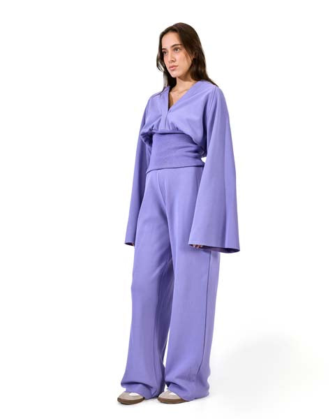 Waistline Hoodie - Purple
