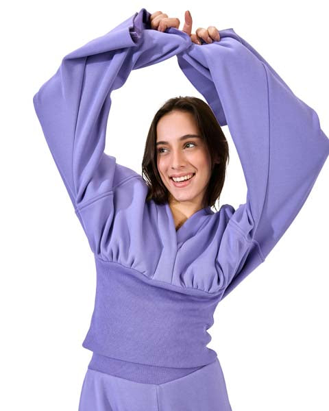 Waistline Hoodie - Purple