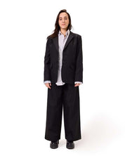 Loose Fitting Wide Leg Pants BLACK