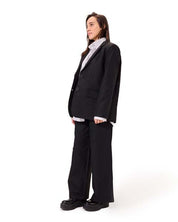 Loose Fitting Wide Leg Pants BLACK