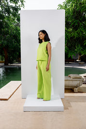 Linen Pants - Neon