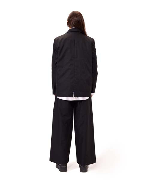 Loose Fitting Wide Leg Pants BLACK