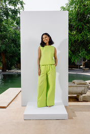 Linen Pants - Neon