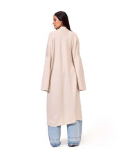 Soft long cardigan - White