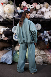 Contour Rib Bodysuit Vintage Pants