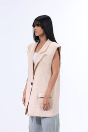 BKF BLAZER LINEN beige