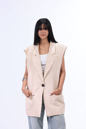 BKF BLAZER LINEN beige