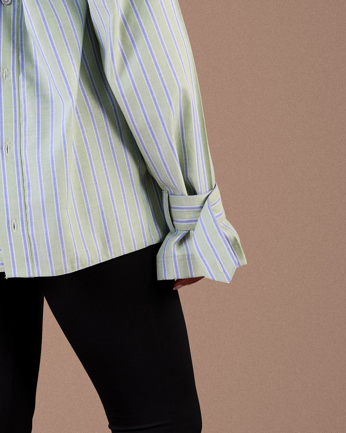 Light Green with White Stripes S26-CH08