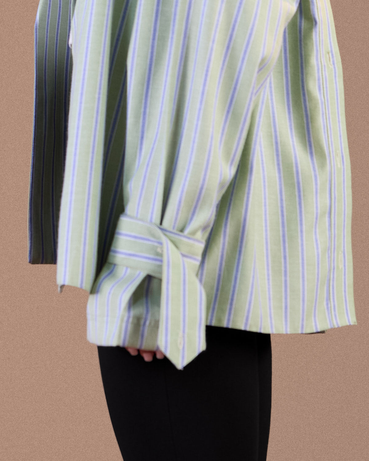 Light Green with White Stripes S26-CH08