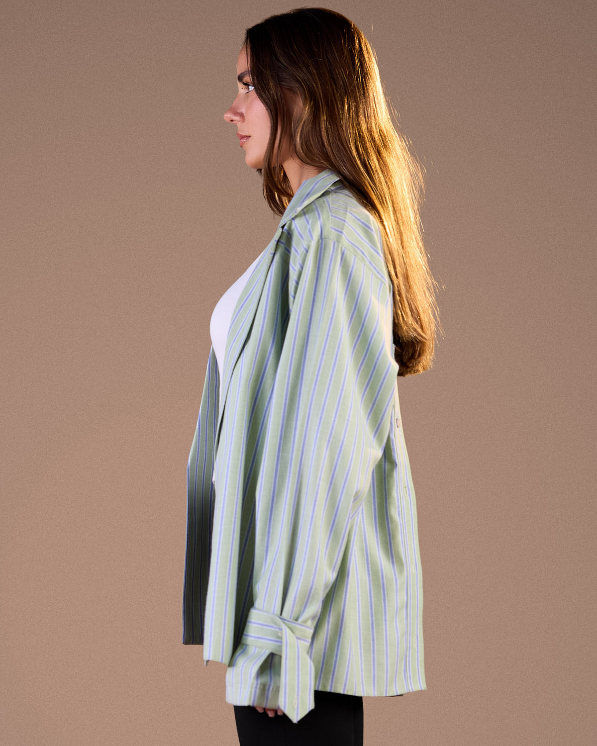 Light Green with White Stripes S26-CH08