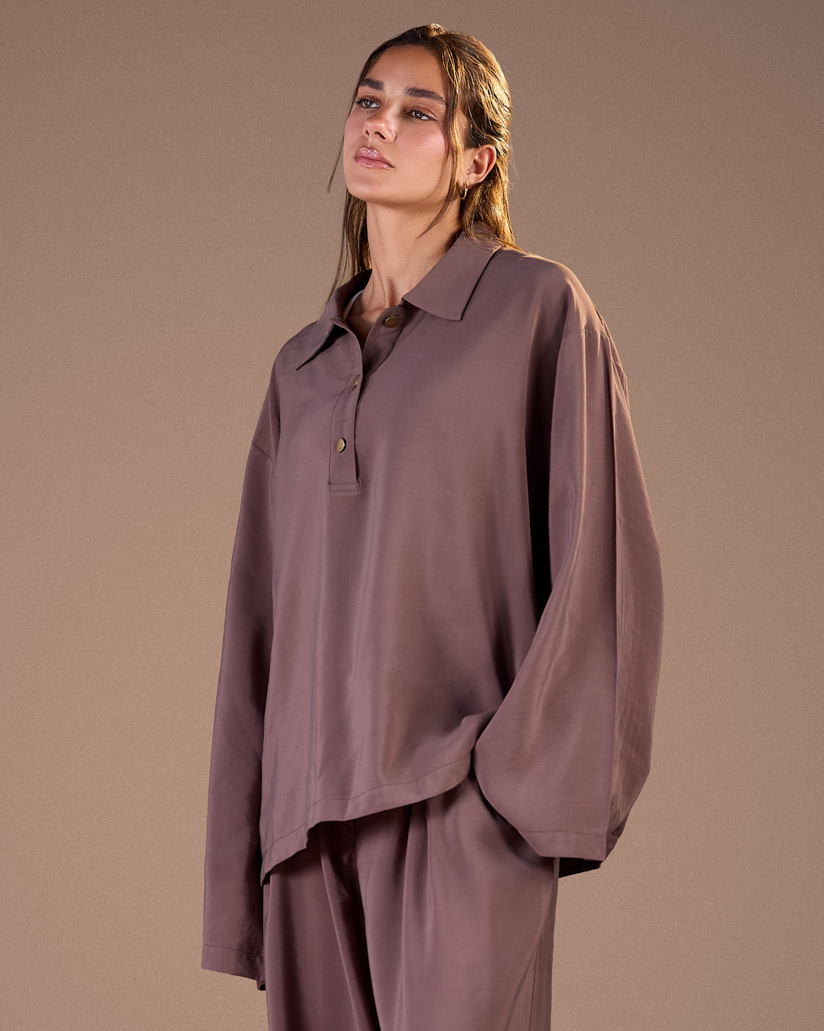 cropped copra shirt CAFE S26-T20