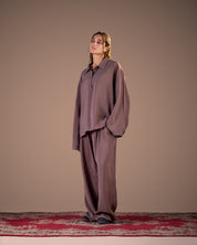 cropped copra shirt CAFE S26-T20