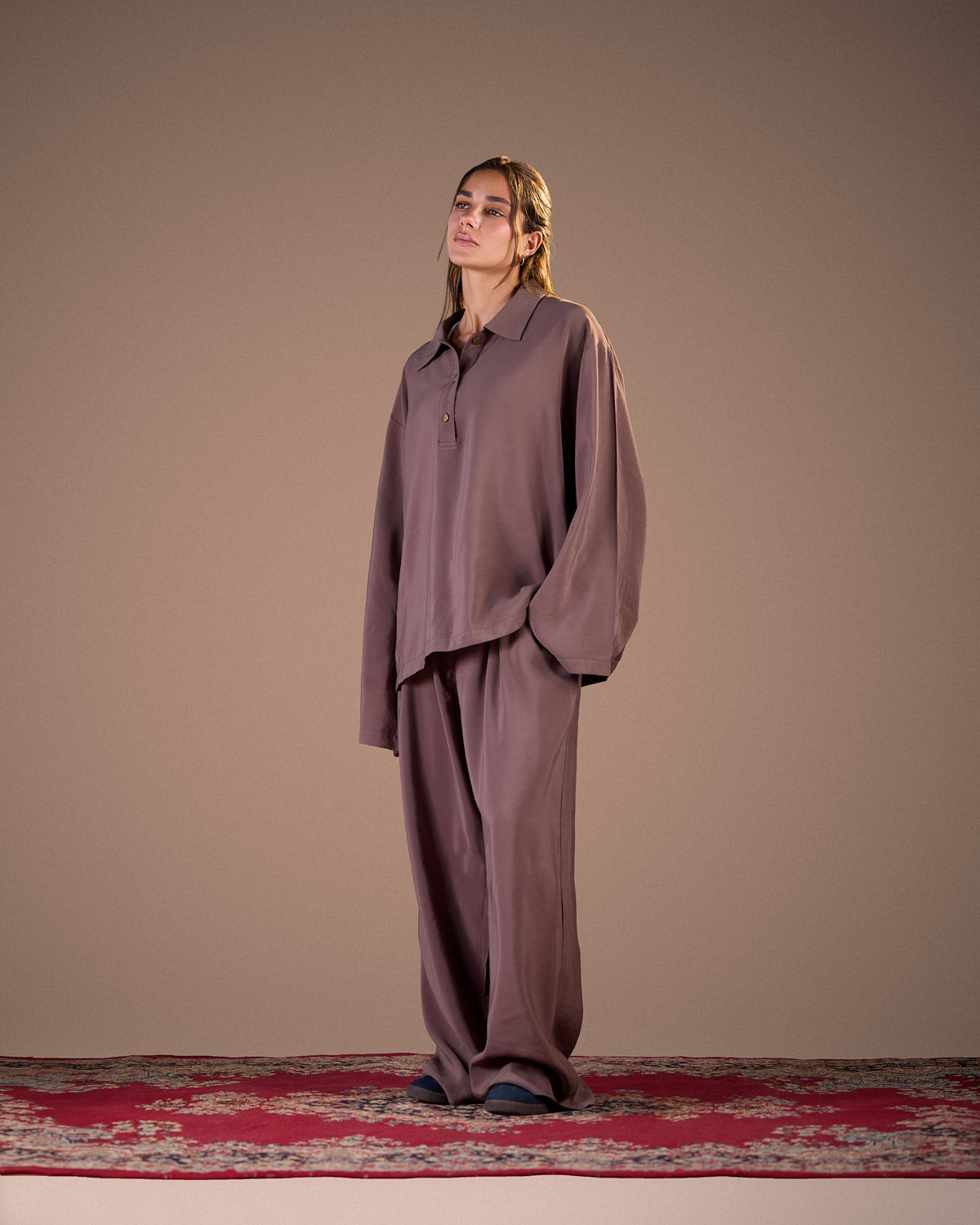 Copra wide pants  CAFE S26-P21