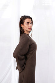 Urban Square Dress BROWN