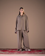 Copra wide pants OLIVE S26-P21