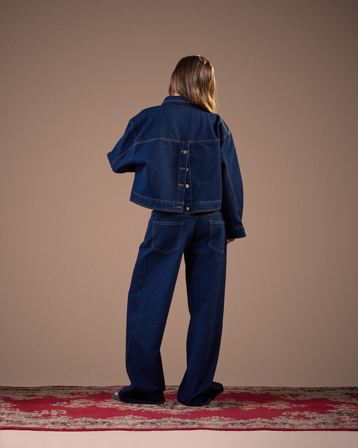 PANTS Wide-leg Denim Jeans  S26-P13