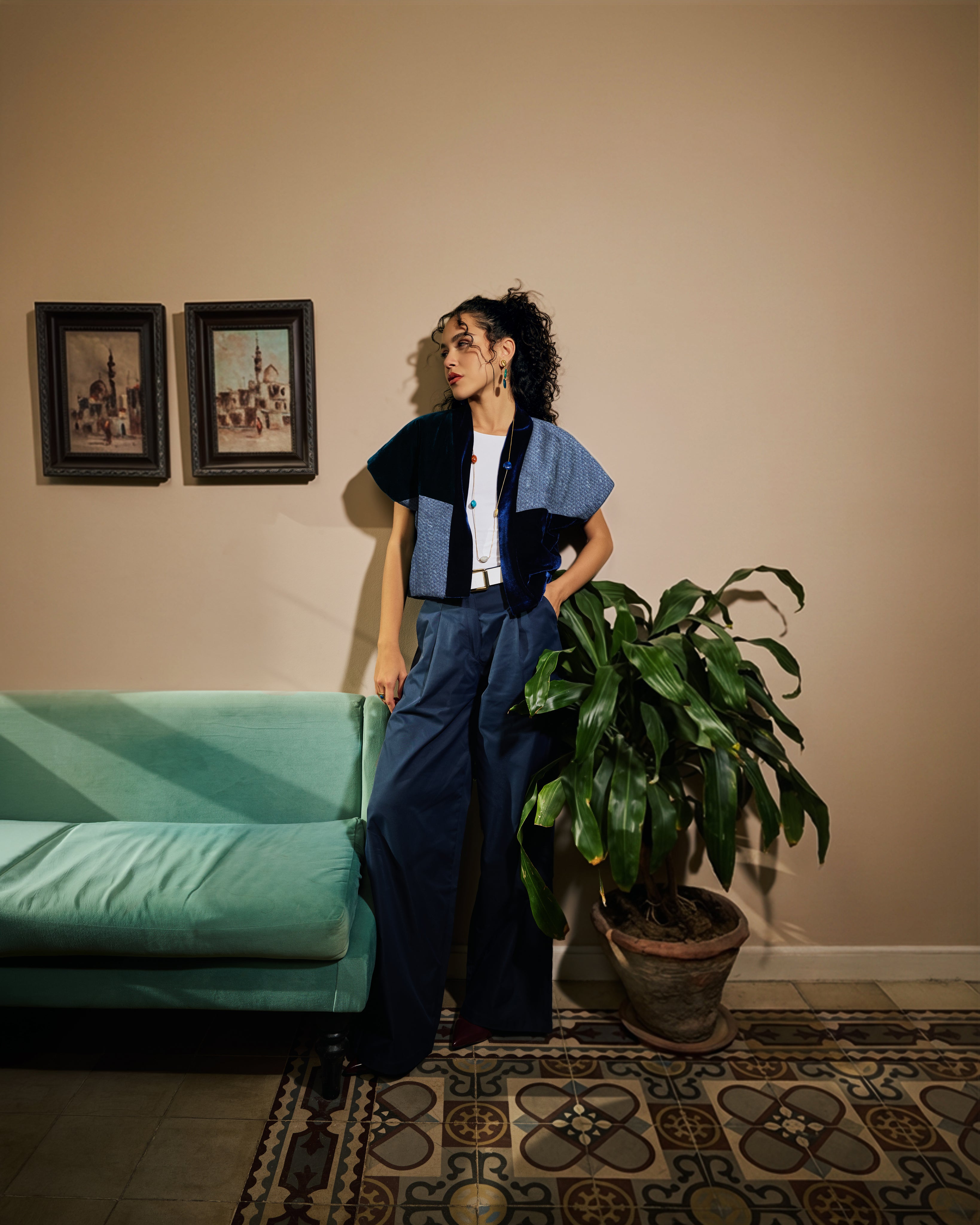 The Ghalia vest BLUE&GREEN&JEANS